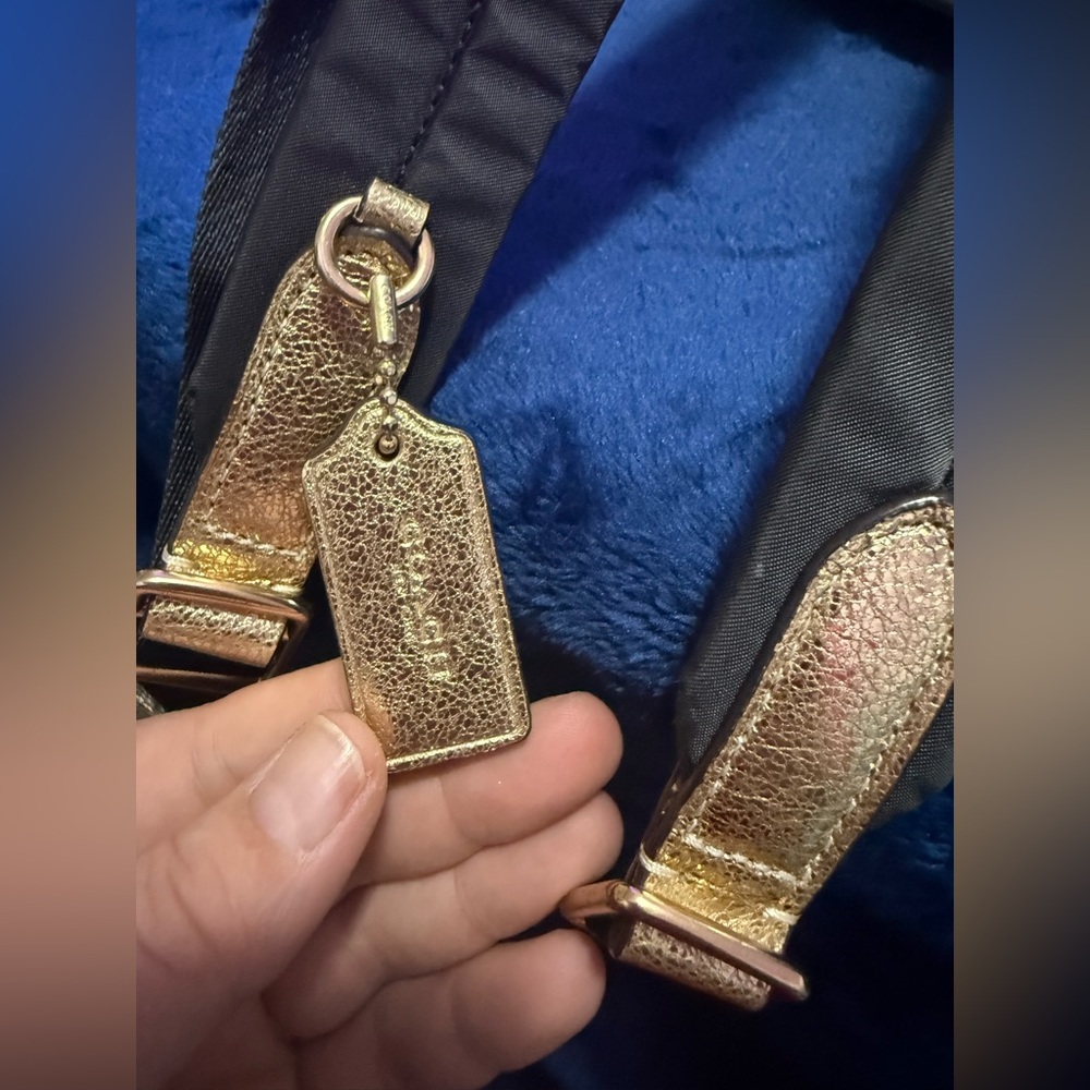 Coach Gold Mini Backpack and Case Bundle - Picture 11 of 12